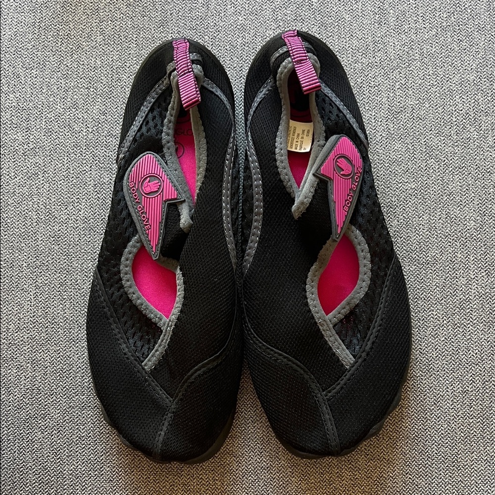 Black and Pink Water Shoes